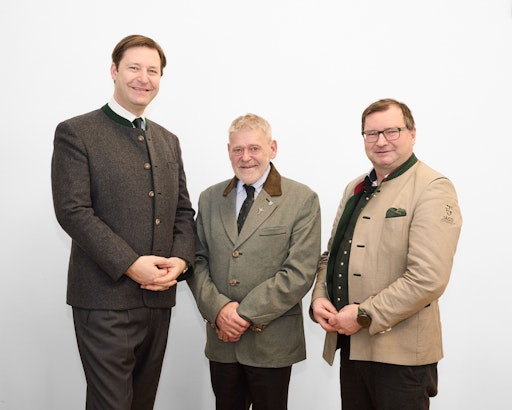Präsidium Jagd Österreich 2026: v.l.: Franz Mayr Melnhof-Saurau,
Anton Larcher, Norbert Walter