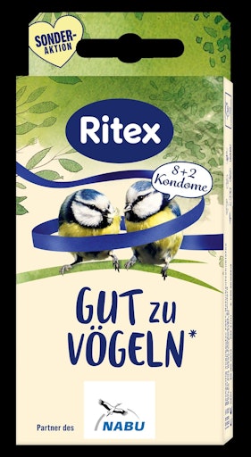  Ritex Gut zu Vögeln Aktionspackung // Weiterer Text über ots und
www.presseportal.de/nr/24487 / Die Verwendung dieses Bildes für
redaktionelle Zwecke ist unter Beachtung aller mitgeteilten
Nutzungsbedingungen zulässig und dann auch honorarfrei.
Veröffentlichung ausschließlich mit Bildrechte-Hinweis.