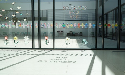 Innenaufnahme der Praxisschulen an der Pädagogischen Hochschule
Wien