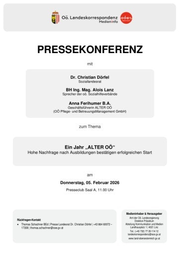 Vorschau Bild von Unterlage zur Pressekonferenz