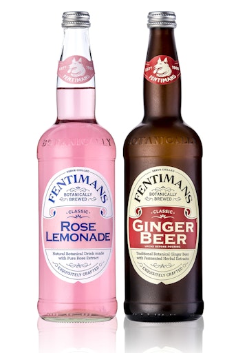 Vorschau Bild von Fentimans Rose Lemonade und Fentimans Ginger Beer. Botanisch
gebraut für Drinks mit Anspruch. Und für Momente, die pur einfach am
besten schmecken.