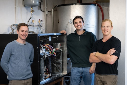 Das Team von Serwas, v.l. Timo Berkmann, Manuel Untergasser,
Lucas Bolte ©Johannes Aitzetmüller