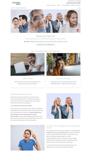 Vorschau Bild von Neue Initiative „Österreich hört hin“ fördert Früherkennung von
Hörverlust