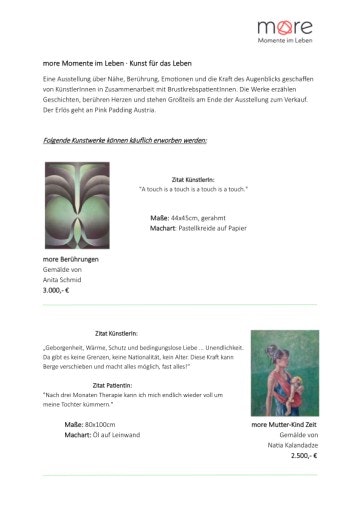 Vorschau Bild von Ausstellungskatalog more Kampagne