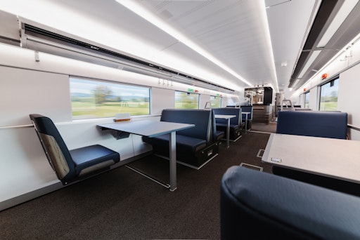 Vorschau Bild von Westbahn-SMILE von innen, WestCafé