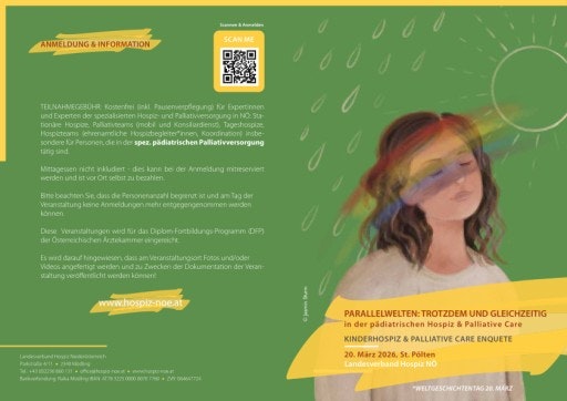 Vorschau Bild von Einladung zur Kinderhospiz & Palliative Care Enquete 20.03.2026, St. Pölten