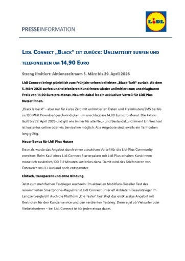 Vorschau Bild von Pressemitteilung