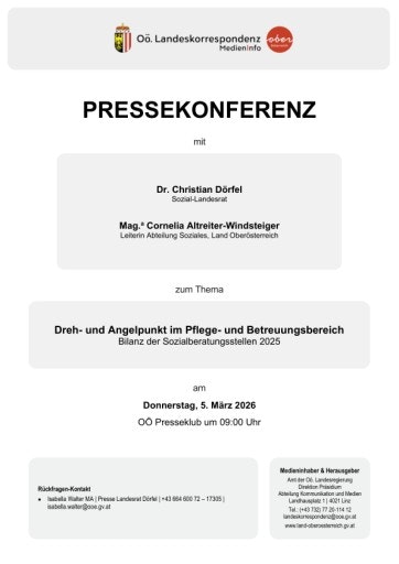 Vorschau Bild von Unterlage zur Pressekonferenz