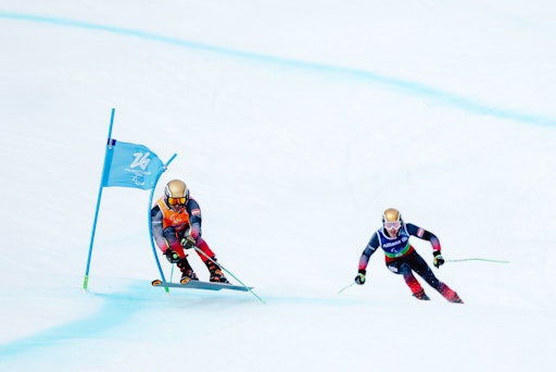 Korporal Johannes Aigner mit Guide Gefreiter Nico Haberl