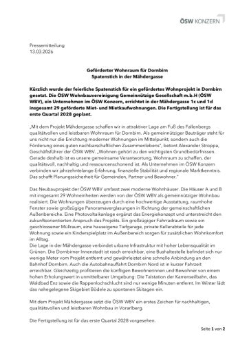 Vorschau Bild von Pressemitteilung