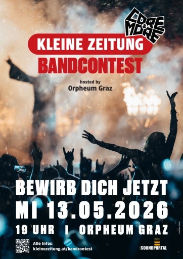 Vorschau Bild von Plakat zum Kleine Zeitung Bandcontest