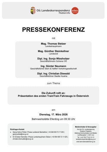 Vorschau Bild von Unterlage zur Pressekonferenz