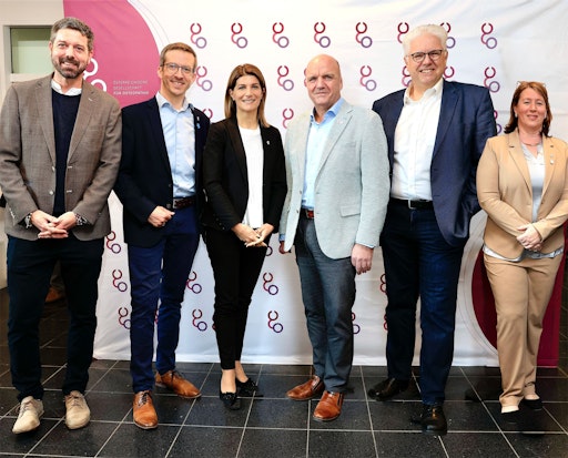  v.l.n.r: Toni Huber, Thomas Marschall, Margit Halbfurter-Mandler,
Markus Wieser, Andreas Huss, Susanne Handl