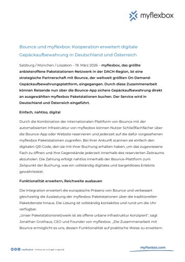 Vorschau Bild von Pressemitteilung als pdf