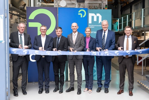  v.l.n.r.: Univ.-Prof. Markus Lehner (Montanuniversität Leoben),
Andreas Leitner (OMV SVP Innovation & Technology), Abgeordneter zum
Nationalrat Wolfgang Moitzi, Wirtschafts- und Forschungslandesrat
Willibald Ehrenhöfer, Gudrun Kollmitzer (OMV VP Business & Digital
Transformation) Rektor Peter Moser (Montanuniversität Leoben) und
Bürgermeister der Stadt Leoben Kurt Wallner. Foto: © MUL/Harald
Tauderer
