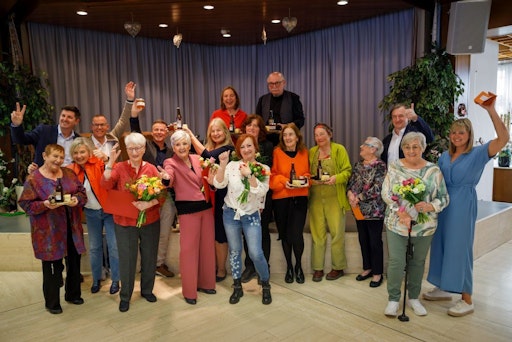 Die Freude bei den Sieger*innen und Mitwirkenden des
Literatur-Contests war groß.
