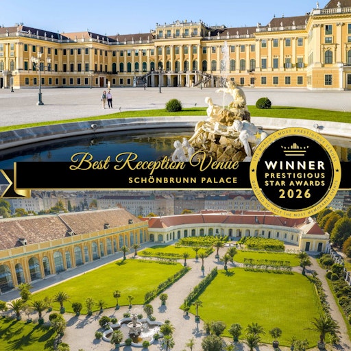 Vorschau Bild von Bei den diesjährigen Presitious Star Awards wurde die Orangerie
Schönbrunn als "Best Reception Venue" ausgezeichnet