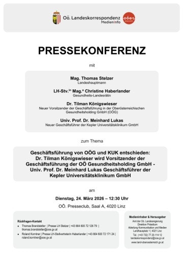 Vorschau Bild von Unterlage zur Pressekonferenz