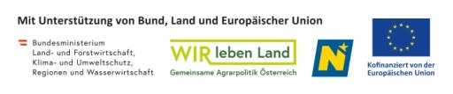 Vorschau Bild von Unterstützt von Bund, Land und Europäische Union. - LEADER Förderleiste