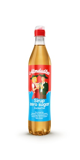 Freisteller Almdudler Sirup Zero Sugar