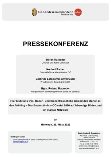 Vorschau Bild von Unterlage zur Pressekonferenz