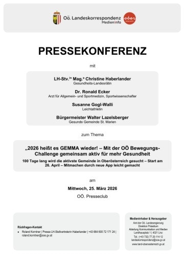Vorschau Bild von Unterlage zur Pressekonferenz