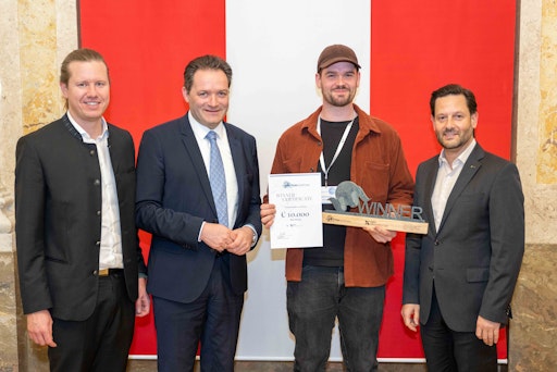 Überreichung des Awards