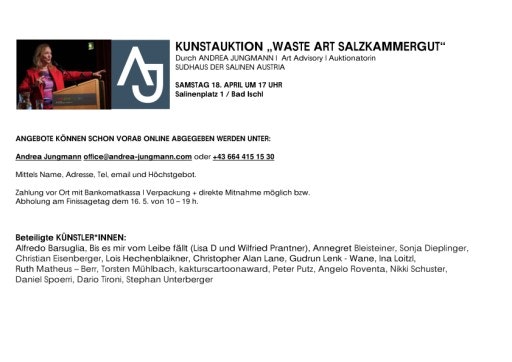 Vorschau Bild von Auktionskatalog der Ausstellung "Waste Art Salzkammergut"
