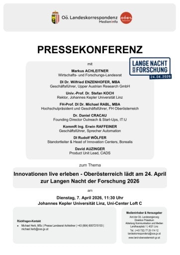 Vorschau Bild von Unterlage zur Pressekonferenz