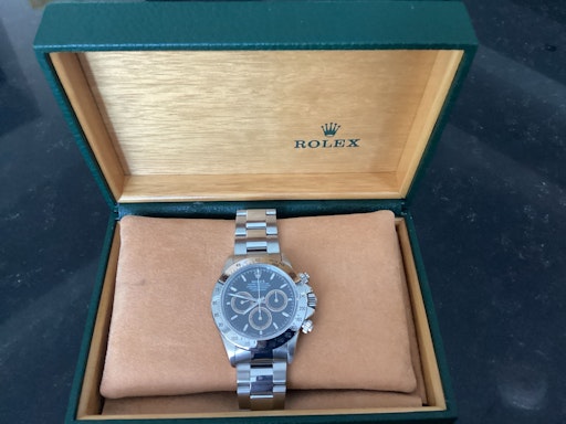 Vorschau Bild von The most expensive watch sold on the Catawiki platform in 2025 by
a seller from Austria was a Rolex Cosmograph Daytona, which changed
hands for EUR19,500. // Weiterer Text über ots und
www.presseportal.de/nr/112305 / Die Verwendung dieses Bildes für
redaktionelle Zwecke ist unter Beachtung aller mitgeteilten
Nutzungsbedingungen zulässig und dann auch honorarfrei.
Veröffentlichung ausschließlich mit Bildrechte-Hinweis.