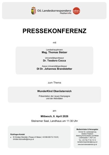 Vorschau Bild von Unterlage zur Pressekonferenz