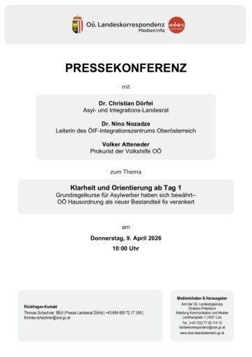 Vorschau Bild von Unterlage zur Pressekonferenz