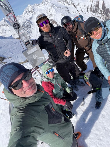 Gipfelselfie am Roten Kogel auf 2832m