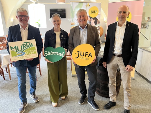 Gemeinsam "smart" in die Zukunft, JUFA Hotels, Murtal Toruismus
und Gemeinde Seckau