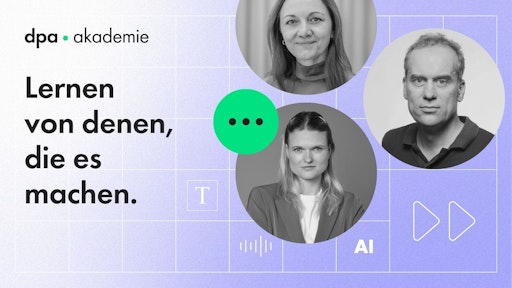 dpa startet Akademie für Medien- und Kommunikationsprofis //
Weiterer Text über ots und www.presseportal.de/nr/8218 / Die
Verwendung dieses Bildes für redaktionelle Zwecke ist unter
Beachtung aller mitgeteilten Nutzungsbedingungen zulässig und dann
auch honorarfrei. Veröffentlichung ausschließlich mit
Bildrechte-Hinweis.