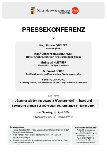 Vorschau Bild von Unterlage zur Pressekonferenz