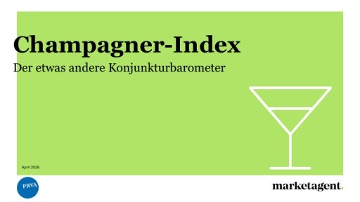 Vorschau Bild von Pressecharts zur Online-Studie "Champagner-Index"
