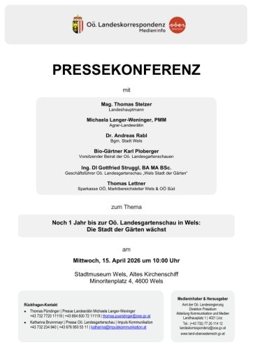 Vorschau Bild von Unterlage zur Pressekonferenz