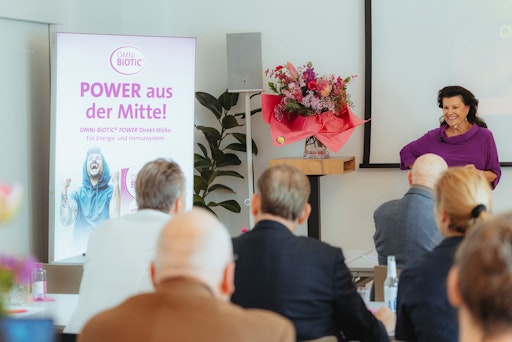 Pressekonferenz zur Auszeichnung von OMNi-BiOTiC® als
Probiotika-Marke Nr. 1 in Europa