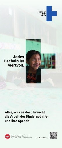Vorschau Bild von „Jedes Lächeln ist wertvoll“ – die Kindernothilfe Österreich startet eine neue österreichweite Kampagne