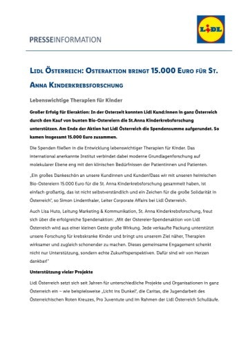 Vorschau Bild von Pressemitteilung