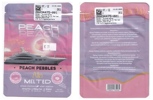 Produktrückruf: PEACH Pebbles ALIA Melted
