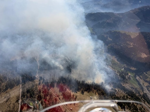 Vorschau Bild von Assistenzeinsatz des Bundesheeres in Kärnten – Unterstützung bei
Waldbrand im Lesachtal