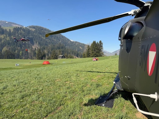 Vorschau Bild von Assistenzeinsatz des Bundesheeres in Kärnten – Unterstützung bei
Waldbrand im Lesachtal