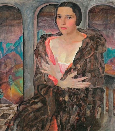 Vorschau Bild von JOSEF GASSLER, Porträt der Halina Wittlin-Moser, um 1928, Öl auf
Leinwand, 85,5x 75 cm © Oesterreichische Nationalbank/Kunstsammlung