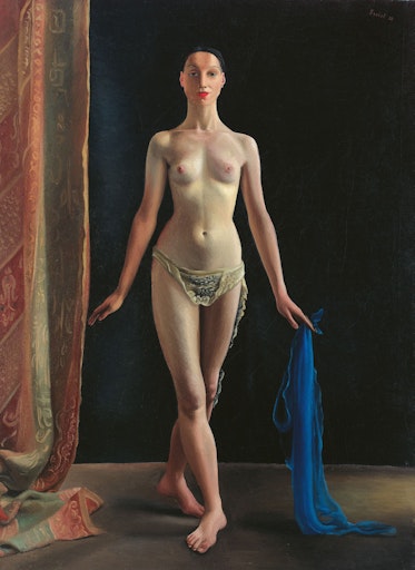 Vorschau Bild von GRETA FREIST, La danseuse (Die Tänzerin), 1938, Öl auf Leinwand,
99,2 x 72,2 cm © Oesterreichische Nationalbank/Kunstsammlung