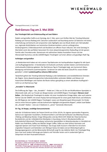 Vorschau Bild von Presseinformation