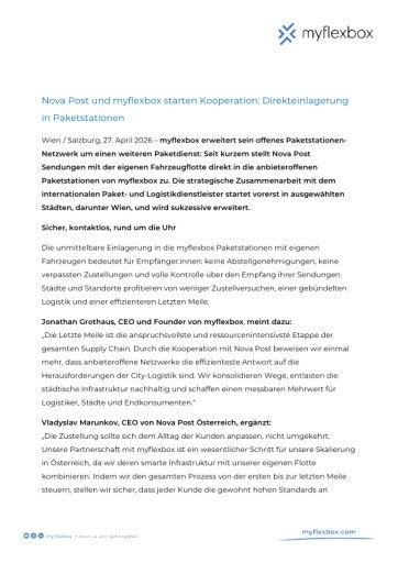 Vorschau Bild von pdf der Pressemitteilung