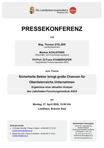 Vorschau Bild von Unterlage zur Pressekonferenz