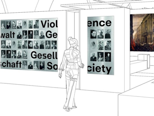 Vorschau Bild von Visualisierung Ausstellung `Gewalt – Gesellschaft. Österreich im
Zeitalter der Weltkriege 1918 bis 1955